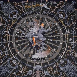 Hermes C'est La Fete Double Face Silk Twill Scarf